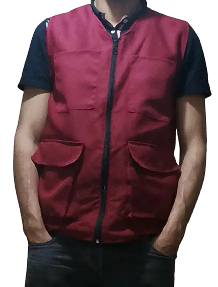 Gilet de travail Bordeaux M