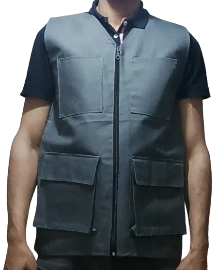 Gilet de travail Gris Fort